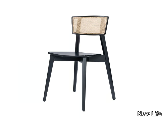 HELLEN ONE SE01C - Stackable wooden chair _ New Life