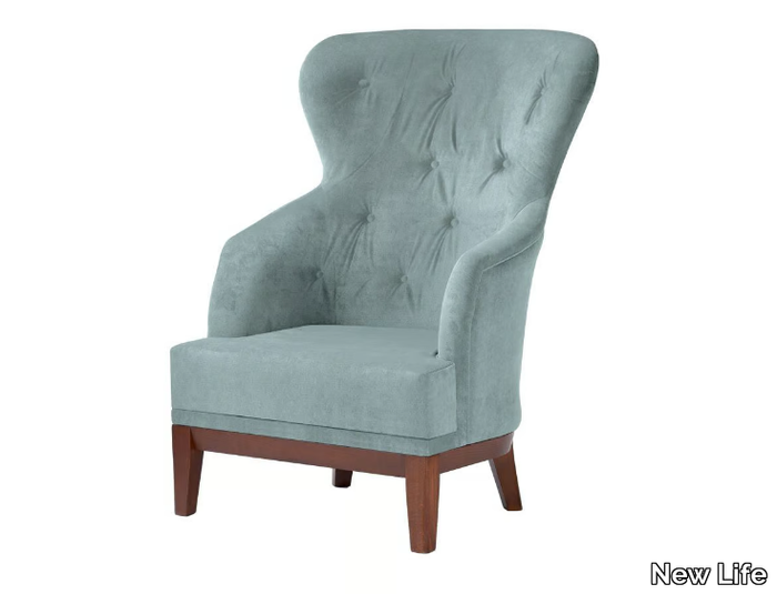 ISOTTA BE02 - Bergere tufted fabric armchair _ New Life