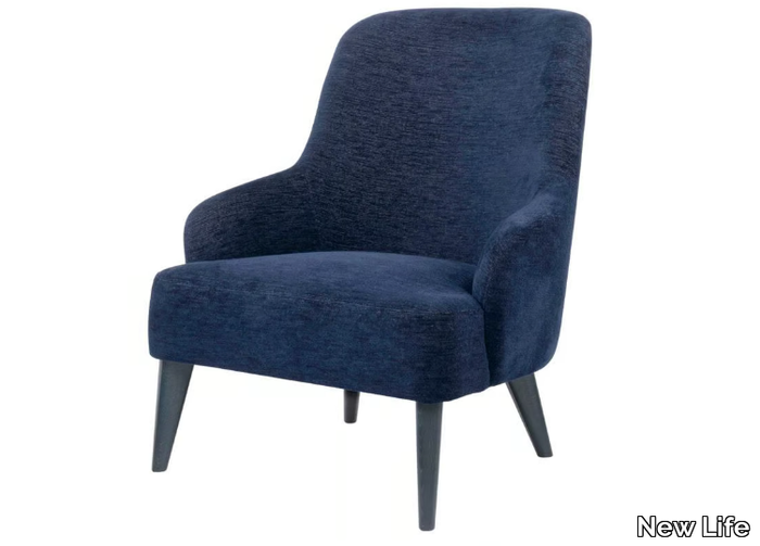 BARBARA PL04 - Fabric armchair with armrests _ New Life