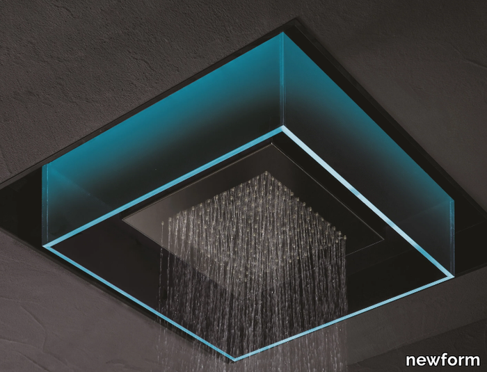 AQUALITE - LED built-in overhead shower with chromotherapy _ newform