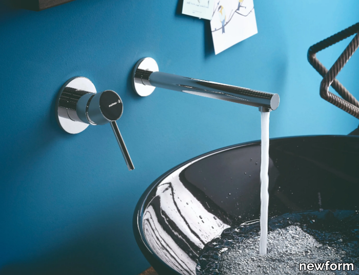 MINI-X - Wall-mounted single handle washbasin mixer _ newform