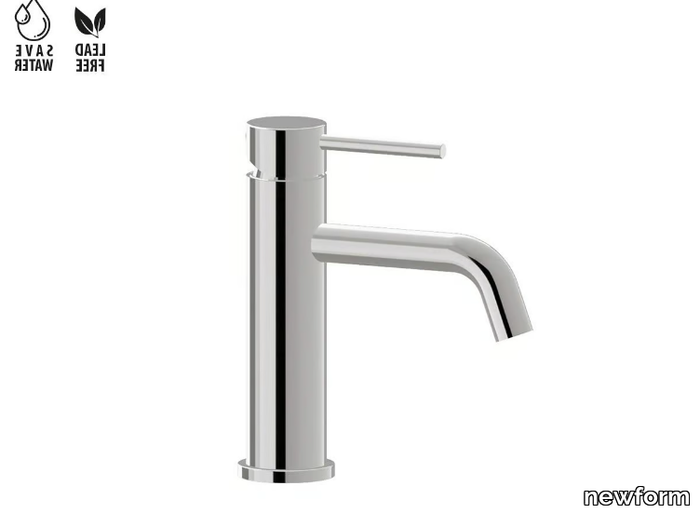 XT - Countertop washbasin mixer without waste _ newform