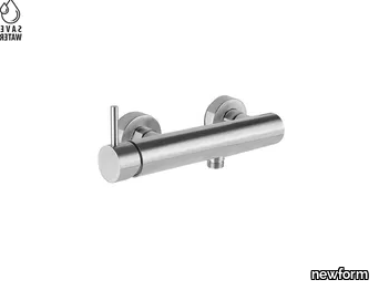 X-STEEL 316 - External 2 hole stainless steel shower mixer _ newform