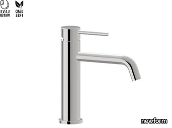 XT - Countertop single handle washbasin mixer without waste _ newform