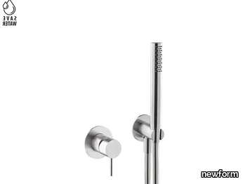 X-STEEL 316 - Stainless steel shower tap with hand shower _ newform