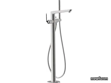 O'RAMA - Floor standing bathtub set with diverter with hand shower _ newform