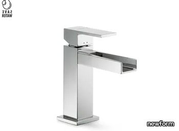 ERGO OPEN 66512 - Single handle countertop washbasin mixer with flexible hose _ newform