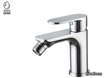 EXTRO - Countertop single handle bidet mixer without waste _ newform