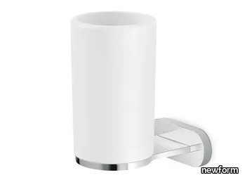 ROUND ACCESSORIES 67205 / 67206 - Wall-mounted ceramic toothbrush holder _ newform