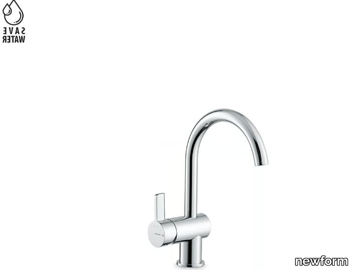 BLINK CHIC 71012 / 71112 - 3 hole washbasin tap with individual rosettes without waste _ newform