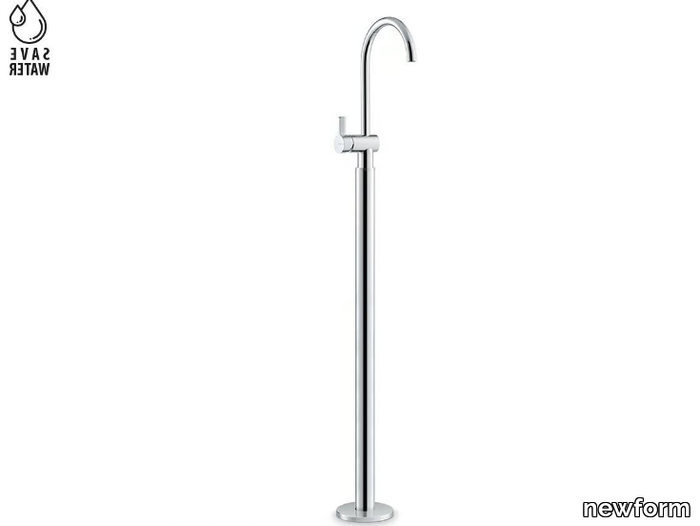 BLINK CHIC 71018E / 71118E - Floor standing washbasin mixer without waste _ newform