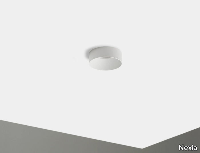 BUMPY - LED semi-inset round aluminium spotlight _ Nexia