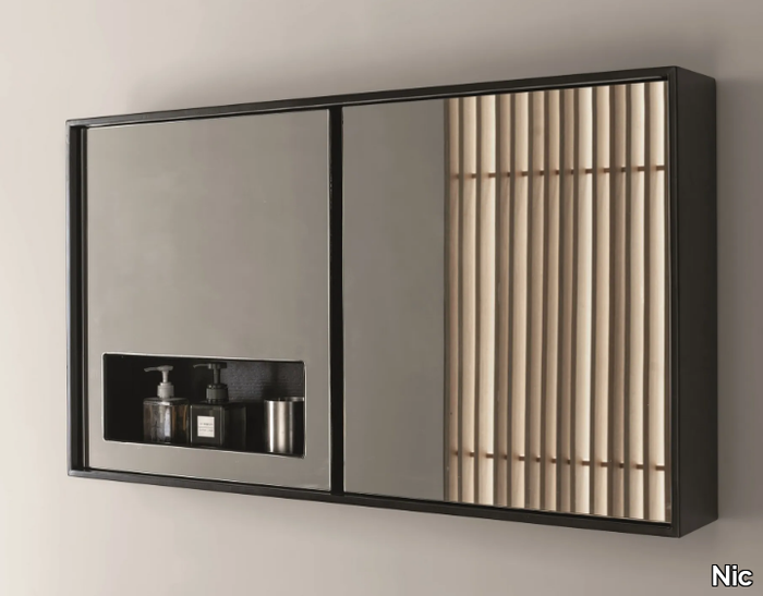 CASE - Rectangular mirror with cabinet _ Nic