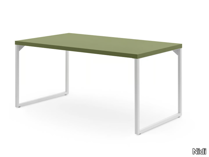 Desk with Loom legs - Modular desk _ Nidi