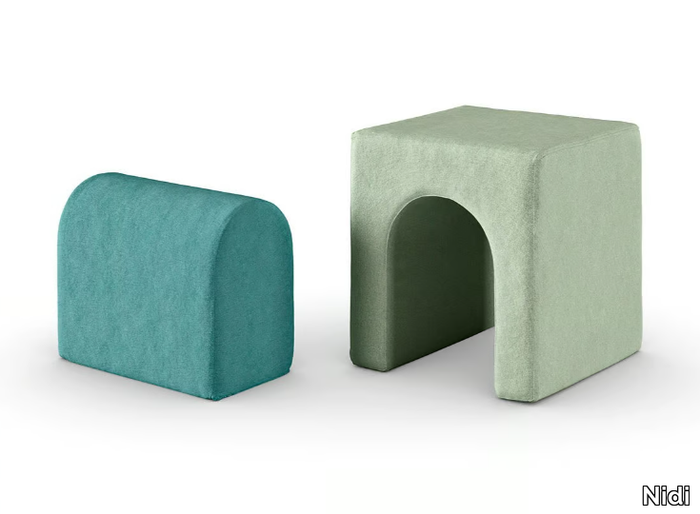 IORI - Upholstered Kids pouf _ Nidi