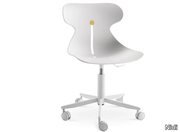 MARÌ - Height-adjustable chair with castors _ Nidi