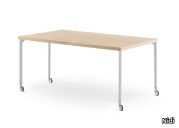 Desk with Move legs - Modular desk _ Nidi