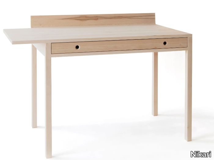 NOVEMBER LIGHT - Rectangular ash writing desk _ Nikari