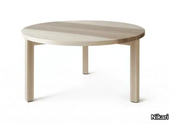 PERIFERIA KVP6C-8C - Low round wooden coffee table _ Nikari