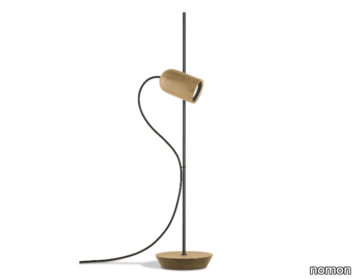 ONFA - Adjustable LED oak table lamp _ nomon