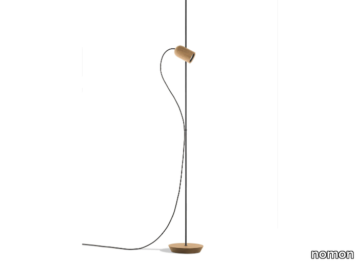 ONFA - Adjustable LED oak floor lamp _ nomon