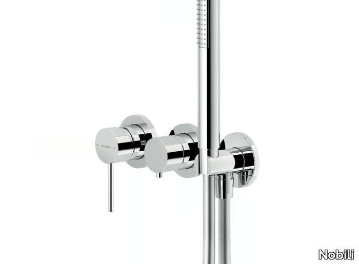 VELIS - 3 hole single handle shower mixer with hand shower _ Nobili