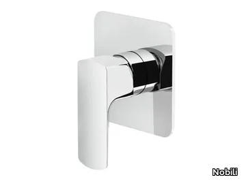 ACQUAVIVA - Single handle shower mixer with plate _ Nobili