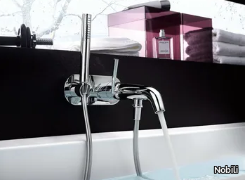 LIKID - Single handle bathtub mixer with hand shower _ Nobili