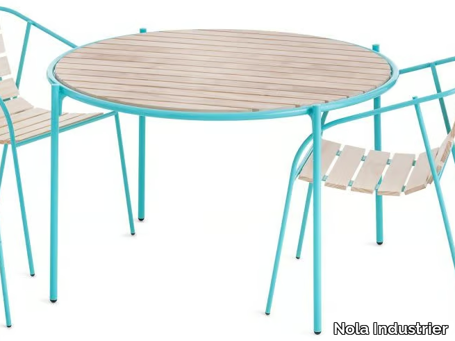 ROCKY - Round garden table _ Nola Industrier