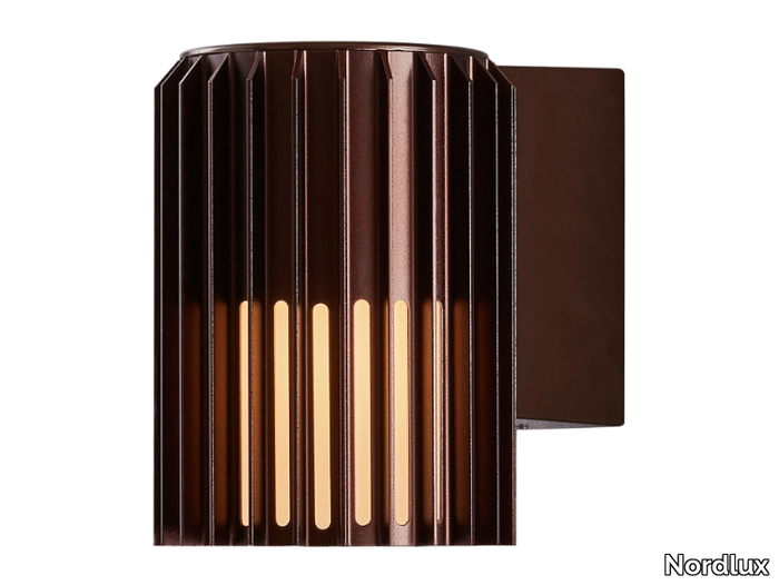 ALUDRA - Dimmable aluminium outdoor wall lamp _ Nordlux