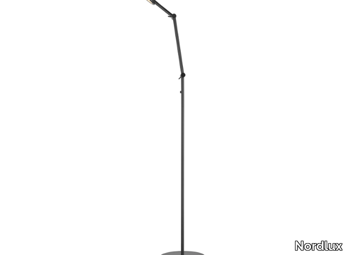 BEND - Metal floor lamp with dimmer _ Nordlux