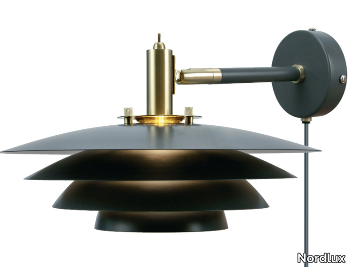 BRETAGNE - Metal wall lamp with fixed arm _ Nordlux