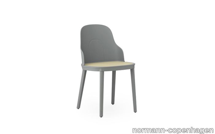 Allez Chair Molded Wicker, Grey/Polypropylene