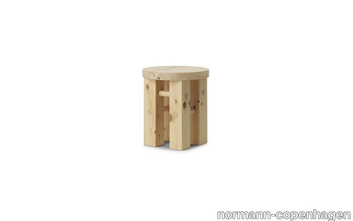 Fyr Stool Dark Brown
