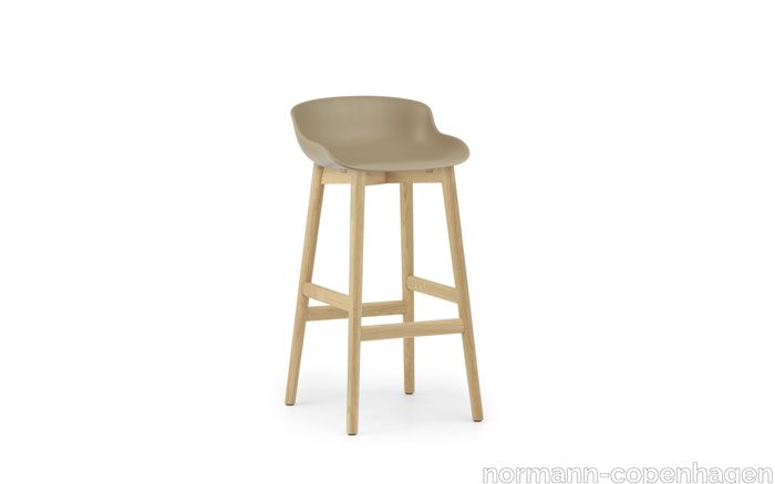 Hyg Barstool 75 cm Oak Black