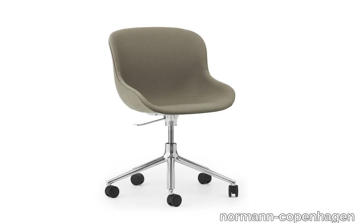 Hyg Chair Swivel 5W Gaslift Full Upholstery aluminum Aquarius