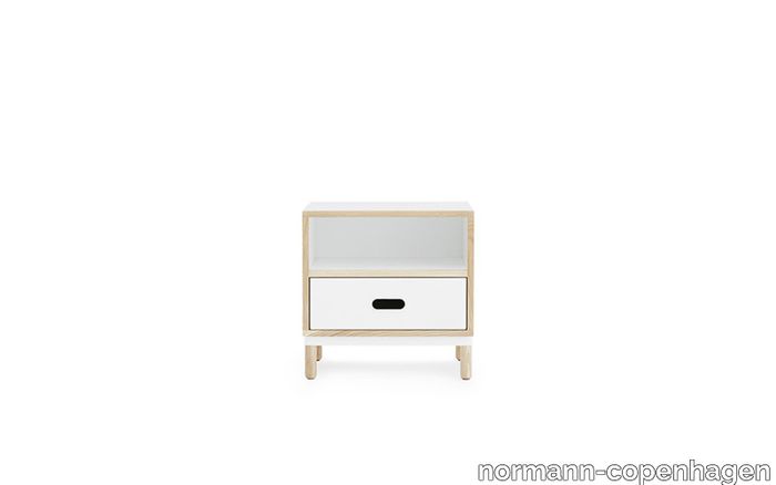 Kabino Bedside Table Grey