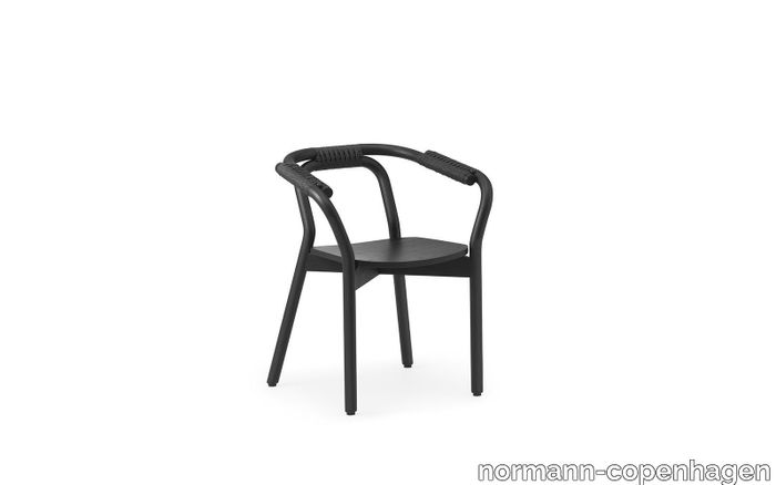 Knot Chair Black/Nature