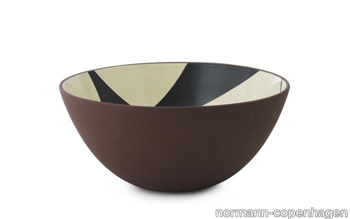 Line Bowl Ø30 Black/Cream