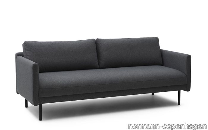 Rar Sofa 3 Seater Re-Born Dark Grey