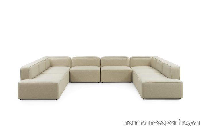 Rope Sofa 6 Seater Corner Main Line Flax