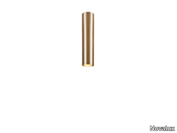 COLLINS PL - Satin brass ceiling lamp _ Novalux