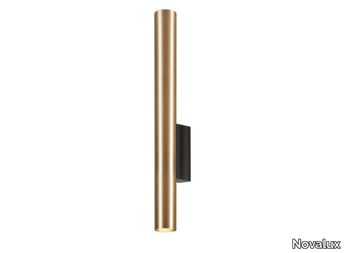 COLLINS PR - Satin brass wall lamp _ Novalux