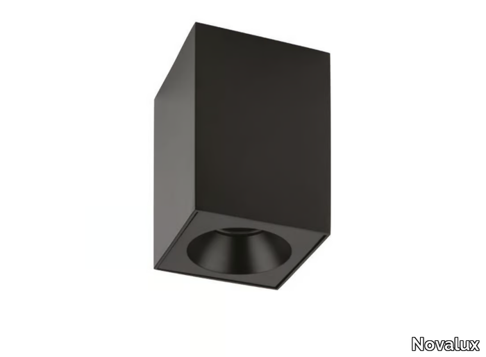 GECO - Square powder coated aluminium spotlight _ Novalux