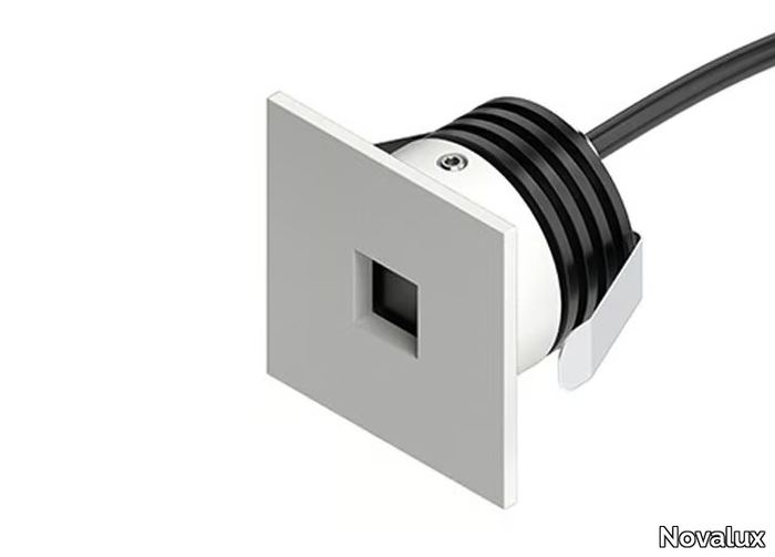 NEWSTEP - Square recessed LED aluminium spotlight _ Novalux