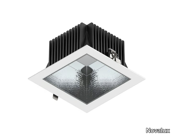 NIK - Square LED recessed aluminium spotlight _ Novalux