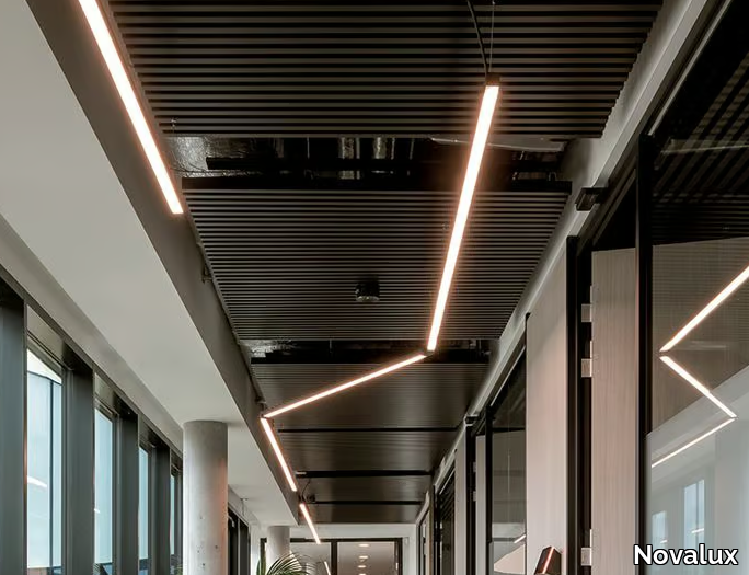 P-30 STRIP LED - Powder coated aluminium linear lighting profile _ Novalux