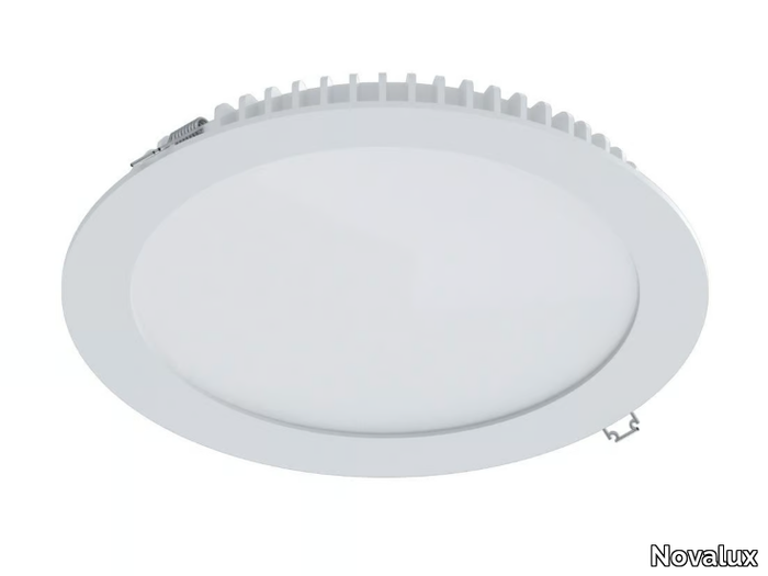 SLIM - Round LED recessed die cast aluminium spotlight _ Novalux
