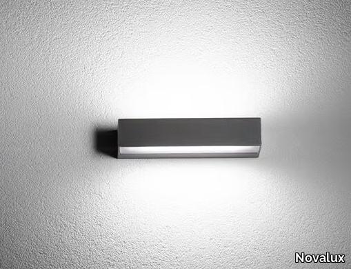 TILE - LED Anodized aluminium Outdoor wall Lamp _ Novalux