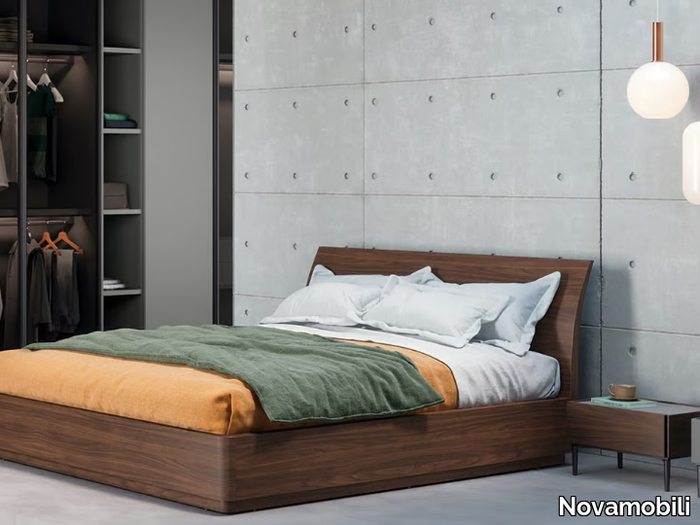 BEND - Double bed _ Novamobili